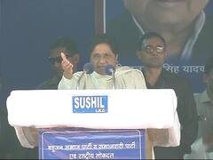 Mayawati blasts BJP, Cong at joint rally of SP-BSP-RLD in UP