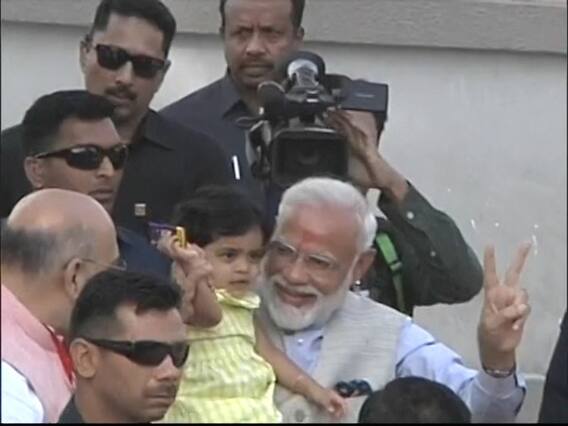 Voter ID more powerful than IED, says PM Modi after casting vote