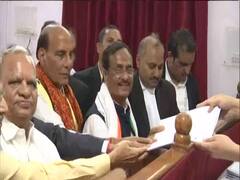 Rajnath Singh files nomination from Lucknow