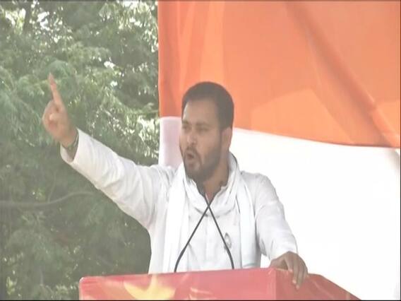 Paltu Chacha Kehte The BJP Maltab 'Badka Jhootha Party', Tejashwi Yadav slams Nitish Kumar