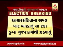 ગુજરાતમાં આચારસંહિતા ભંગ પછી 524 કરોડનું ડ્રગ્સ ઝડપાયું, જુઓ વીડિયો
