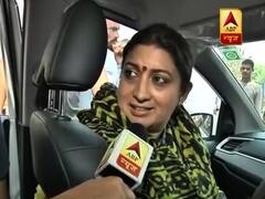 यूपी के अमेठी से बीजेपी उम्मीदवार स्मृति ईरानी ABP न्यूज से बोलीं- राहुल गांधी निष्क्रिय सांसद हैं