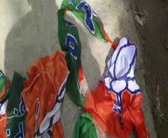 দুবরাজপুরে বিজেপির পতাকা ছিঁড়ে পুড়িয়ে দেওয়ার অভিযোগ তৃণমূলের বিরুদ্ধে, উত্তেজনা