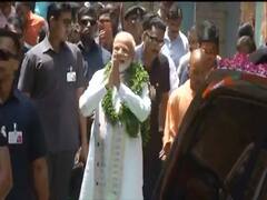PM Narendra Modi offers prayers at Kaal Bhairav temple in Varanasi