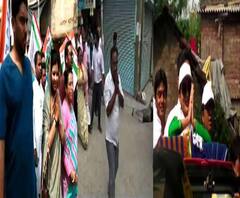 হুডখোলা জিপে চড়়ে প্রচার ঈশা খান চৌধুরী ও মৌসম বেনজির নূর ও মিমি চক্রবর্তীর, জনসংযোগে জোর শমীক ভট্টাচার্যর