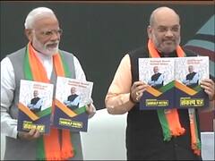 BJP releases manifesto with 75 promises to be fulfilled by 2022