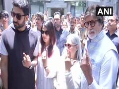 લોકસભા 2019 : મુંબઈમાં અમિતાભ બચ્ચને પરિવાર સાથે કર્યું મતદાન, જુઓ વીડિયો