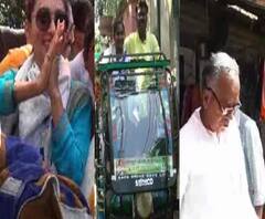 জেলায় জেলায় ভোটের প্রচার, মিমির প্রচারে উপচে পড়া ভিড়, অটোয় চেপে প্রচার তৃণমূল প্রার্থী অপরূপা পোদ্দারের