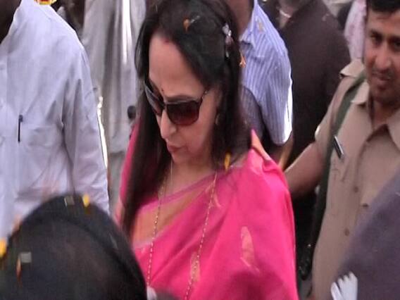 A day during the campaigning of Hema Malini