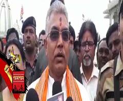 বিজেপির বাউন্সার সামলাতে পারছে না তৃণমূল, রায়গঞ্জে হুঙ্কার দিলীপ ঘোষের