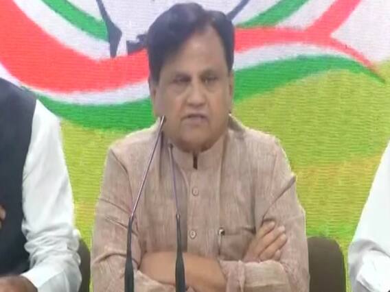 Main Hi Main Hu: Ahmed Patel takes jibe on BJP manifesto's cover page