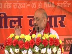 Amit Shah in Bihar, says ''Pak Se Goli Ayegi, Yahan Se Gola Jayega