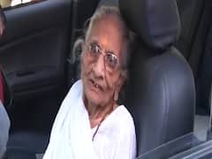 PM Narendra Modi's mother reaches polling booth to cast her vote