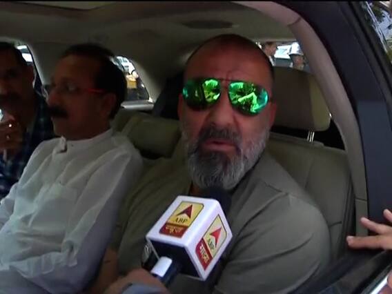 Sanjay Dutt accompanies Priya Dutt during nomination filing