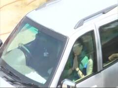 Sonia Gandhi arrives at District Collector office 