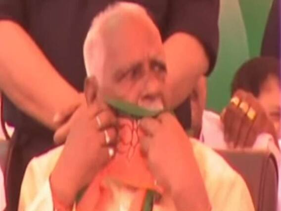 સભામાં ભાષણ કરવા ન મળ્યું તો રોઇ પડ્યા ભાજપના આ નેતા, જુઓ વીડિયો