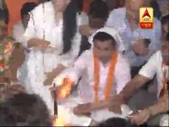 नामांकन से पहले गंभीर ने की पूजा-अर्चना, साथ में मौजूद रिश्तेदारों ने कही ये बात