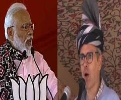 কাশ্মীরে পৃথক প্রধানমন্ত্রী: ওমরকে আক্রমণ, মমতাকে কটাক্ষ মোদির