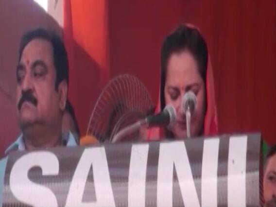 Lok Sabha Elections: Jaya Prada cries during campaigning