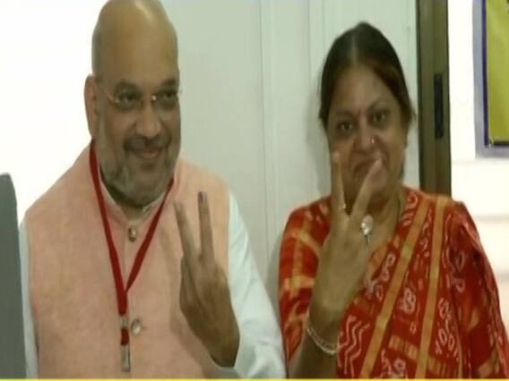 Lok Sabha Elections 2019: Amit Shah casts vote in Ahmedabad