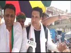 Bollywood actor Govinda campaigns for Congress candidate in Ajmer