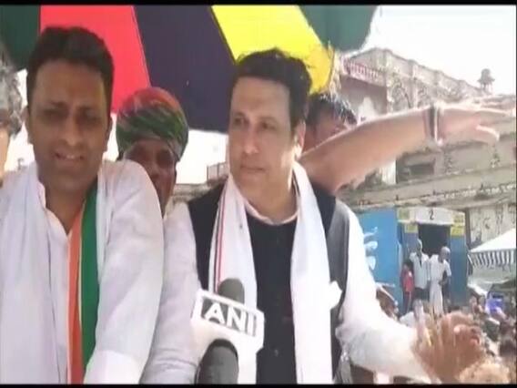Bollywood actor Govinda campaigns for Congress candidate in Ajmer