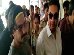 Ranveer Singh stands in queue to cast his vote