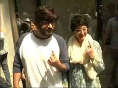 Actress Sonali Bendre uses her Right to Vote, calls democracy a gift