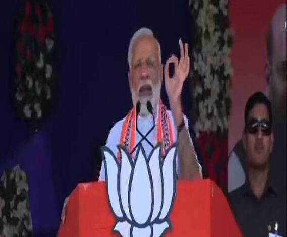 এবারের ভোটে লড়াই বিজেপির ট্র্যাক রেকর্ড বনাম কংগ্রেসের টেপ রেকর্ডের: মোদি