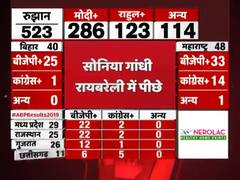 Election Results 2019: रुझानों में सोनिया गांधी रायबरेली और राहुल गांधी अमेठी सीट से पीछे