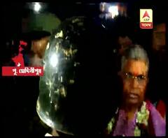 খেজুরিতে দিলীপ ঘোষের রোড শোয়ে হামলার অভিযোগ