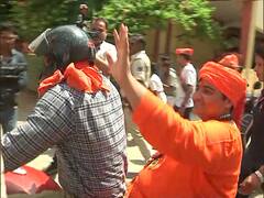 Sadhvi Pragya's bike rally in Bhopal