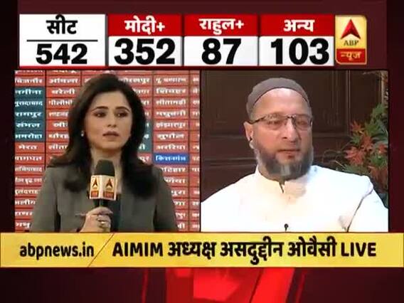 एंकर के सवाल पर तिलमिलाए ओवैसी, बीजेपी की प्रचंड जीत की बतायी ये बड़ी वजह, मोदी सरकार को दिया चैलेंज