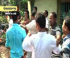 উলুবেড়িয়ার উদয়নারায়ণপুরে বিজেপির দলীয় পতাকা পোড়ানোকে কেন্দ্র করে তৃণমুল বিজেপি সংঘর্ষ, পুড়ল বাইক, বাড়ি ভাঙচুর