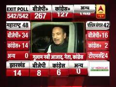 एग्जिट पोल के नतीजों पर कांग्रेस नेता गुलाम नबी आजाद ने कहा- BJP को यूपी में 10-12 सीटें ही मिलेंगी