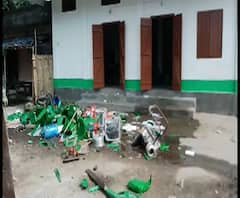 কোচবিহারের তুফানগঞ্জে তৃণমূল অফিসে ভাঙচুর