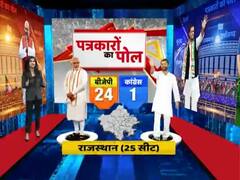 Exit Poll with Journalists: BJP: 24, Cong: 1 in Rajasthan