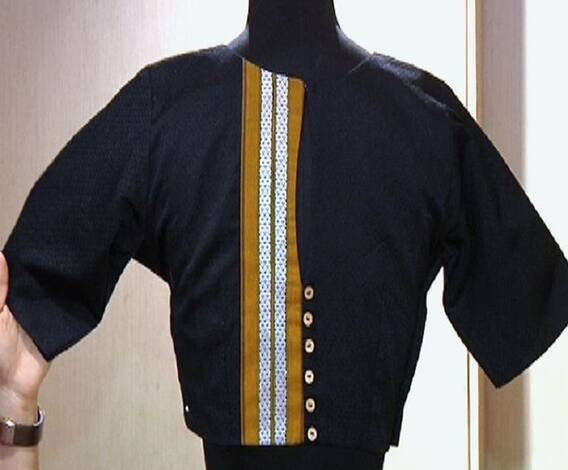 Fashion Tips | खणाच्या काठांनी खुलवा ब्लाऊजचा लूक | स्टाईलबाजी | घे भरारी | ABP Majha