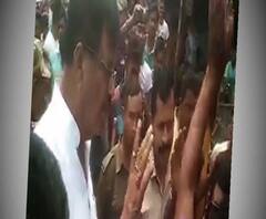 কোচবিহারে বিজেপি কর্মীদের বিক্ষোভের মুখে রবীন্দ্রনাথ ঘোষ, ঘটনাস্থলে পুলিশ, ভাঙচুরের অভিযোগ পুলিশের গাড়িতেও