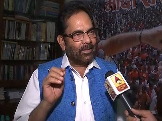 Mukhtar Abbas Naqvi slams opposition for raking up EVM issue 