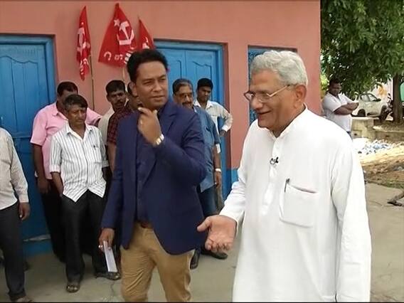 Pranab Mukherjee might be approached for PM post: Sitaram Yechury 