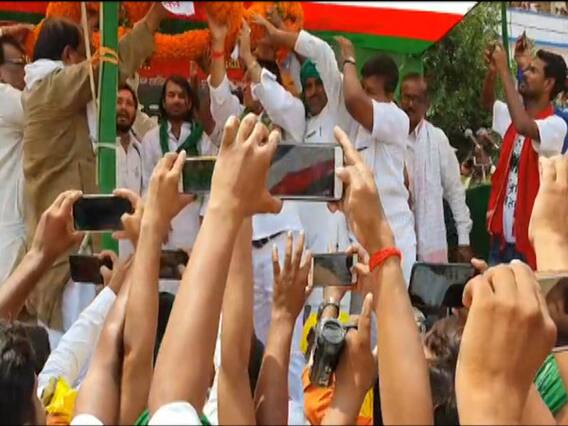 Nitish Kumar defaming Lalu Yadav and his family: Tej Pratap Yadav