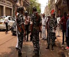 রবীন্দ্র সরণিতে বুথের কাছেই বোমাবাজি, ঘটনাস্থলে বিশাল পুলিশ বাহিনী 