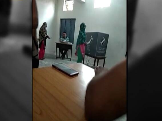 Sansani: Polling agent tries to 'influence' voters in Faridabad, arrested