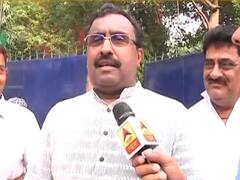 दिल्ली: बीजेपी नेता राम माधव ने झंडेवालान में डाला वोट, जीत का किया दावा