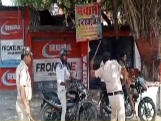 Police does lathi-charge in Hajipur during ongoing poll