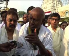 ভোটের মধ্যেই কংগ্রেসের হাত ধরার ঘোষণা জেডিএস সভাপতি দেবেগৌড়ার