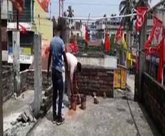 সিপিএম কার্যালয়ের ছাদ থেকে কৌটো বোমা উদ্ধার নদিয়ায়, আটক ২