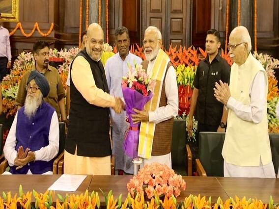 મંત્રીમંડળ પર ચર્ચા માટે PM મોદી-અમિત શાહ વચ્ચે બેઠક, જુઓ વીડિયો