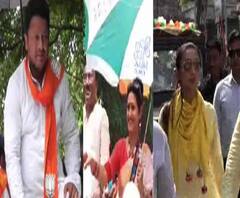 ষষ্ঠ দফার আগে জমজমাট ভোটপ্রচার: জনসংযোগে ব্যস্ত মিমি, অনুপম থেকে নারায়ণচন্দ্র, বীরবাহা 